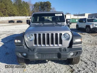 2020 Jeep Wrangler Unlimited Sport with VIN 1C4HJXDM1LW248717, listed as a Copart auction lot 42967745 with 50,496 mi miles and Salvage title. Bid and sale history available at DreamBid. Image 5.