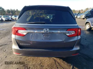 2018 Honda Odyssey LX with VIN 5FNRL6H27JB043695, listed as a Copart auction lot 83635584 with 83,604 mi miles and Salvage Title. Bid and sale history available at carsss.com. Image 6.