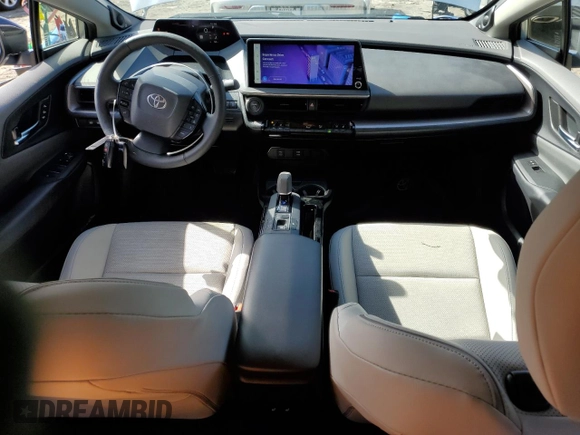 2023 Toyota Prius LE with VIN JTDADABU8P3002408, listed as a Copart auction lot 47490975 with 34,846 mi miles and Salvage Title. Bid and sale history available at DreamBid. Image 8.