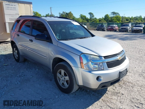 2009 Chevrolet Equinox LS with VIN 2CNDL13F496211295, listed as a IAAI auction lot 41811340 with 201,984 mi miles. Bid and sale history available at carsss.com. Image 1.