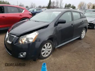 2009 Pontiac Vibe with VIN 5Y2SM67009Z429301, listed as a Copart auction lot 80753404 with 245,490 mi miles and Salvage Title. Bid and sale history available at carsss.com. Image 1.