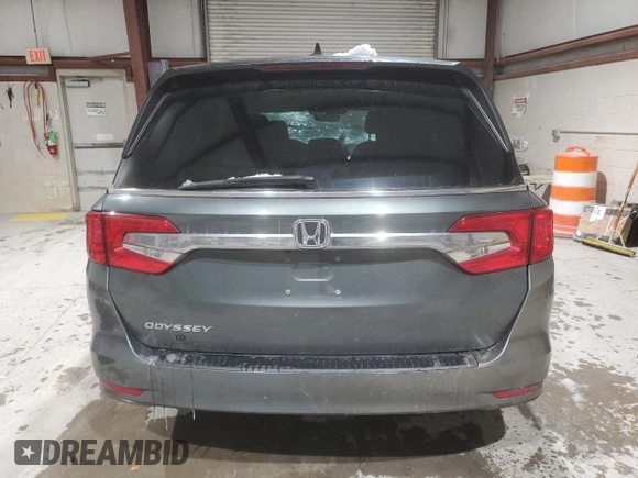 2018 Honda Odyssey EX-L with VIN 5FNRL6H78JB078953, listed as a Copart auction lot 83661974 with Not Provided miles and Non Repairable. Bid and sale history available at carsss.com. Image 6.