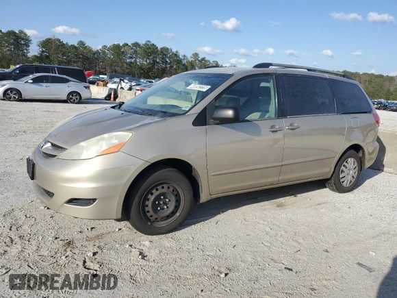 2006 Toyota Sienna CE with VIN 5TDZA23C36S488677, listed as a Copart auction lot 48892235 with 0 mi miles and Clean Title. Bid and sale history available at carsss.com. Image 1.