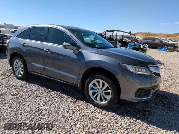 2017 Acura RDX Technology with VIN 5J8TB4H57HL011765, listed as a Copart auction lot 59239315 with 136,718 mi miles and Salvage title. Bid and sale history available at DreamBid. Image 4.