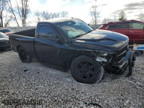 2014 Ram 1500 Tradesman z VIN 3C6JR7AT6EG178677, wystawiony jako Copart lot #47951635 z przebiegiem Nie podano mil oraz Czysty tytuł • Clean title. Historia ofert i sprzedaży dostępna na DreamBid. Obrazek 4.