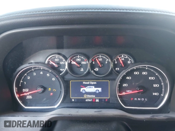 2020 Chevrolet Silverado 1500 LTZ with VIN 3GCUYGED3LG169721, listed as a IAAI auction lot 41447376 with 63,567 mi miles and . Bid and sale history available at DreamBid. Image 7.