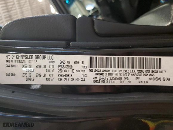 2013 Jeep Grand Cherokee Limited with VIN 1C4RJFBT2DC595596, listed as a Copart auction lot 51112815 with 260,184 mi miles and Salvage Title. Bid and sale history available at carsss.com. Image 15.