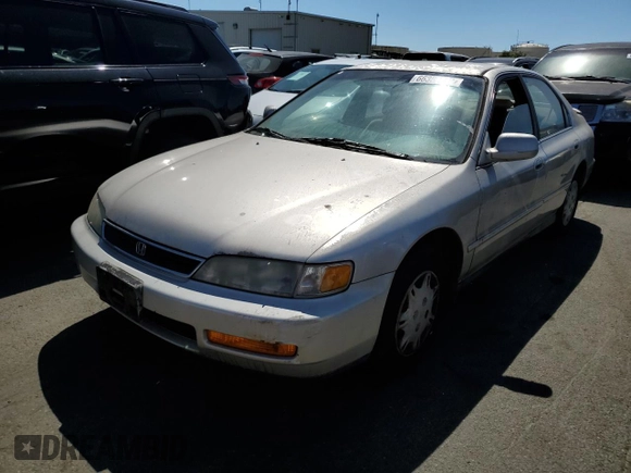1997 Honda Accord Value with VIN 1HGCD5683VA171467, listed as a Copart auction lot 66351414 with 350,770 mi miles and Salvage Title. Bid and sale history available at carsss.com. Image 1.