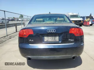 2007 Audi A4 2.0T with VIN WAUDF78E47A060521, listed as a Copart auction lot 54453505 with 173,988 mi miles and Clean title. Bid and sale history available at DreamBid. Image 6.