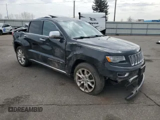 2015 Jeep Grand Cherokee Summit with VIN 1C4RJFJG2FC913658, listed as a Copart auction lot 52160035 with 138,008 mi miles and Salvage Title. Bid and sale history available at DreamBid. Image 4.