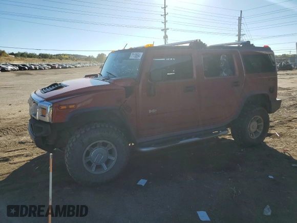 2003 Hummer H2 with VIN 5GRGN23U33H125797, listed as a Copart auction lot 77170554 with 166,739 mi miles and Clean Title. Bid and sale history available at carsss.com. Image 1.