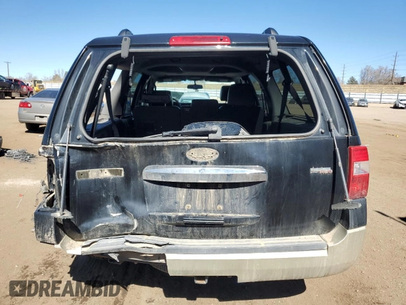 2007 Ford Expedition Max Eddie Bauer with VIN 1FMFK18597LA31536, listed as a Copart auction lot 47190295 with 127,792 mi miles and Salvage Title. Bid and sale history available at DreamBid. Image 6.