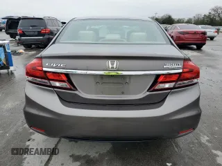2013 Honda Civic LX with VIN 19XFB2F52DE040631, listed as a Copart auction lot 51076145 with 135,840 mi miles and Salvage Title. Bid and sale history available at DreamBid. Image 6.