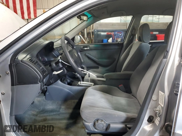 2005 Honda Civic LX with VIN 2HGES165X5H618584, listed as a Copart auction lot 48511425 with 209,342 mi miles and Salvage Title. Bid and sale history available at DreamBid. Image 7.