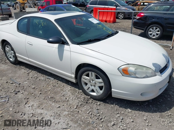 2006 Chevrolet Monte Carlo with VIN 2G1WN151069360217, listed as a IAAI auction lot 42607093 with 219,645 mi miles and . Bid and sale history available at DreamBid. Image 1.