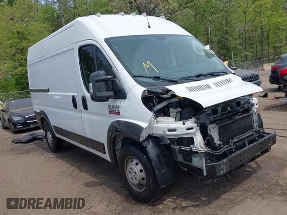 2019 Ram ProMaster Cargo with VIN 3C6TRVBG7KE525665, listed as a IAAI auction lot 42104995 with 144,125 mi miles and . Bid and sale history available at carsss.com. Image 1.