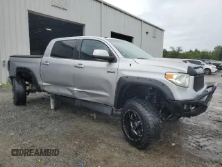 2016 Toyota Tundra 4WD Truck Platinum with VIN 5TFAW5F10GX500905, listed as a Copart auction lot 71201034 with 115,886 mi miles and Salvage Title. Bid and sale history available at carsss.com. Image 4.