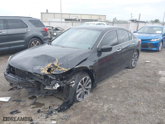 2015 Honda Accord Sedan Sport with VIN 1HGCR2F54FA239170, listed as a IAAI auction lot 41733576 with 111,621 mi miles. Bid and sale history available at carsss.com. Image 17.