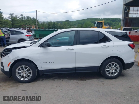 2023 Chevrolet Equinox LS z VIN 3GNAXHEG2PL258285, wystawiony jako IAAI lot #42341418 z przebiegiem 5 360 mil mil oraz . Historia ofert i sprzedaży dostępna na DreamBid. Obrazek 14.