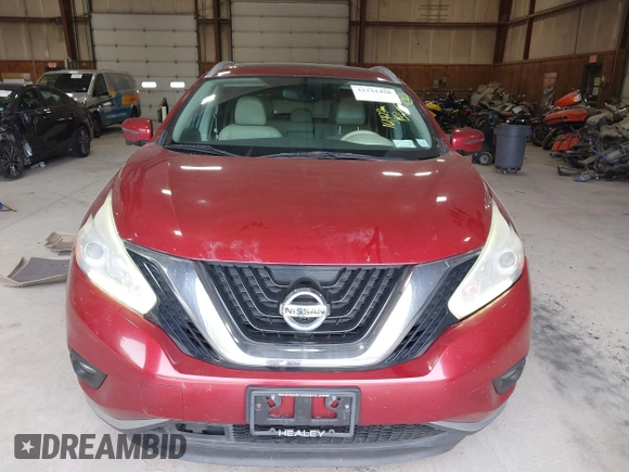 2016 Nissan Murano SL z VIN 5N1AZ2MHXGN116160, wystawiony jako IAAI lot #42241458 z przebiegiem 161 727 mil mil oraz . Historia ofert i sprzedaży dostępna na DreamBid. Obrazek 12.