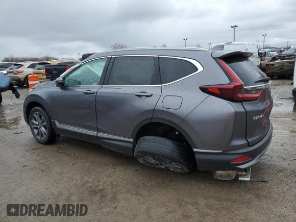 2021 Honda CR-V Touring with VIN 2HKRW2H92MH661638, listed as a Copart auction lot 47449695 with 63,106 mi miles and Salvage Title. Bid and sale history available at carsss.com. Image 2.