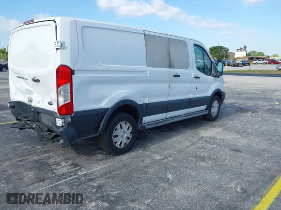 2017 Ford Transit with VIN 1FTYR1ZM2HKA78445, listed as a IAAI auction lot 42106503 with 143,544 mi miles and . Bid and sale history available at DreamBid. Image 4.