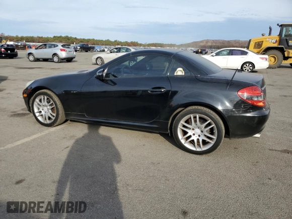 2009 Mercedes-Benz SLK-Class 3.0L with VIN WDBWK54F69F210840, listed as a Copart auction lot 78184264 with 139,871 mi miles and Salvage Title. Bid and sale history available at carsss.com. Image 2.