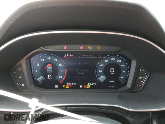 2020 Audi Q3 S line Premium Plus with VIN WA1EECF32L1046027, listed as a Copart auction lot 48918483 with 16,022 mi miles and . Bid and sale history available at DreamBid. Image 9.
