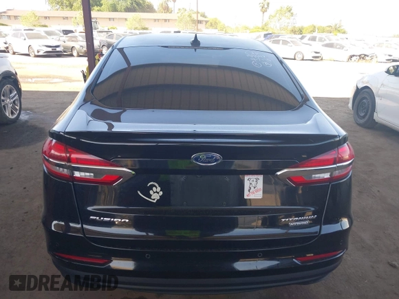 2020 Ford Fusion Titanium with VIN 3FA6P0RU8LR141324, listed as a IAAI auction lot 42004026 with 107,136 mi miles and . Bid and sale history available at DreamBid. Image 16.