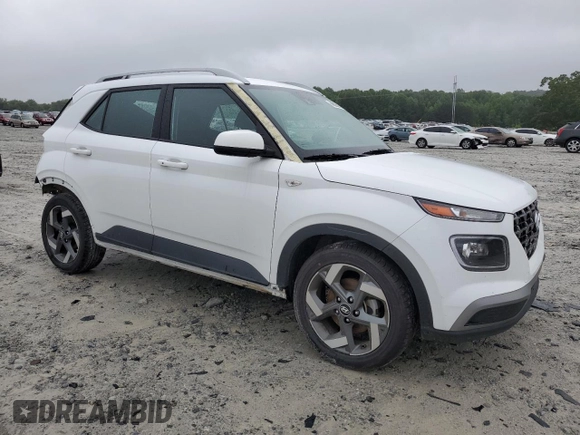2021 Hyundai Venue SEL with VIN KMHRC8A32MU085231, listed as a Copart auction lot 58205545 with 41,105 mi miles and Salvage title. Bid and sale history available at DreamBid. Image 4.