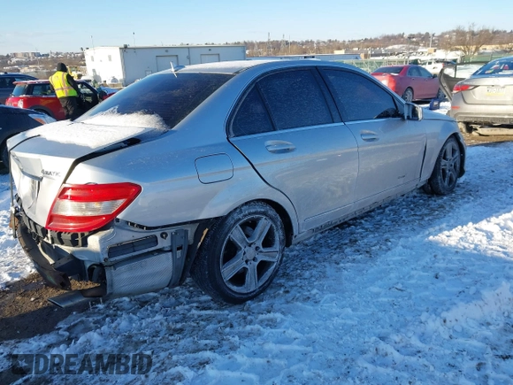 2011 Mercedes-Benz C 300 Sport with VIN WDDGF8BB3BR171193, listed as a IAAI auction lot 41349289 with 227,752 mi miles and . Bid and sale history available at DreamBid. Image 4.