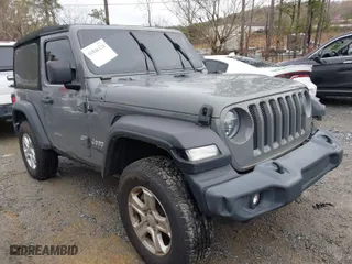 2021 Jeep Wrangler Willys with VIN 1C4GJXAN3MW536765, listed as a IAAI auction lot 41846124 with 50,480 mi miles. Bid and sale history available at carsss.com. Image 1.