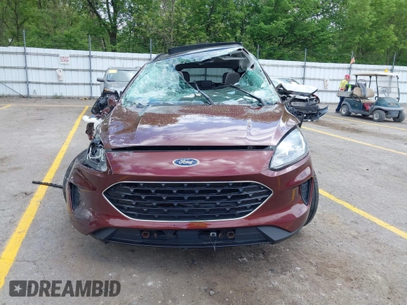 2021 Ford Escape SE Hybrid with VIN 1FMCU9BZ9MUA15592, listed as a IAAI auction lot 42261312 with 56,525 mi miles and . Bid and sale history available at DreamBid. Image 12.
