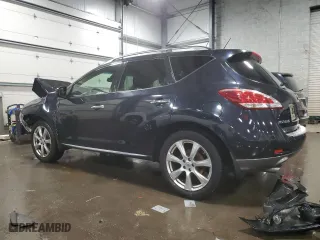 2013 Nissan Murano SL with VIN JN8AZ1MW7DW312578, listed as a Copart auction lot 45735875 with 159,093 mi miles and Salvage Title. Bid and sale history available at carsss.com. Image 2.