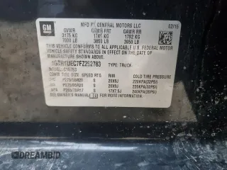 2015 GMC Sierra 1500 SLE z VIN 1GTR1UEC7FZ252783, wystawiony jako Copart lot #43468395 z przebiegiem 126 051 mil mil oraz Szkoda całkowita • Salvage title. Historia ofert i sprzedaży dostępna na DreamBid. Obrazek 12.