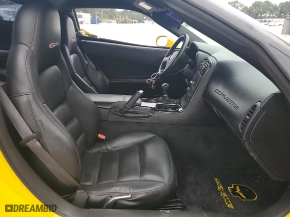 2008 Chevrolet Corvette Z06 with VIN 1G1YY26E985132577, listed as a Copart auction lot 71378644 with 80,760 mi miles and Salvage Title. Bid and sale history available at carsss.com. Image 7.