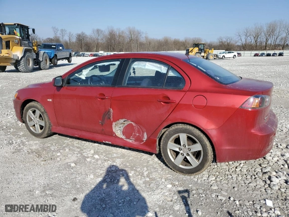 2013 Mitsubishi Lancer SE with VIN JA32V2FW4DU022565, listed as a Copart auction lot 48892565 with 104,892 mi miles and Salvage Title. Bid and sale history available at carsss.com. Image 2.