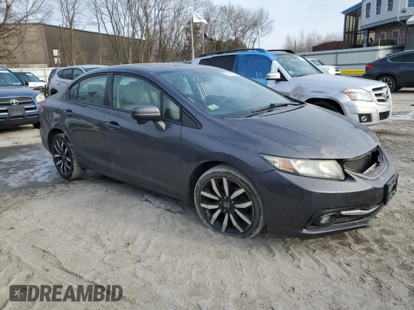 2015 Honda Civic Sedan EX-L with VIN 19XFB2F94FE061194, listed as a Copart auction lot 46219735 with 144,377 mi miles and Clean Title. Bid and sale history available at carsss.com. Image 4.