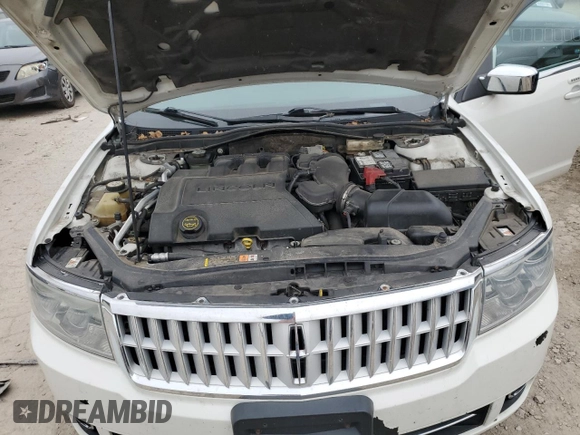 2008 Lincoln MKZ with VIN 3LNHM28T78R628369, listed as a Copart auction lot 80468964 with 120,378 mi miles and Salvage Title. Bid and sale history available at DreamBid. Image 12.