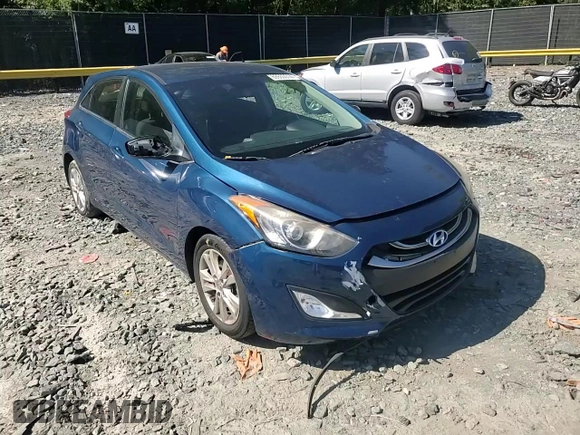 2014 Hyundai Elantra GT with VIN KMHD35LH4EU215285, listed as a Copart auction lot 69930014 with 0 mi miles and Salvage Title. Bid and sale history available at carsss.com. Image 11.