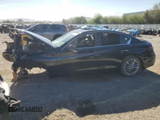 2018 Infiniti Q50 Sport z VIN JN1EV7AP0JM366114, wystawiony jako Copart lot #56148315 z przebiegiem Nie podano mil oraz Szkoda całkowita • Salvage title. Historia ofert i sprzedaży dostępna na DreamBid. Obrazek 1.