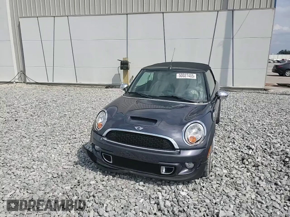 2012 MINI Convertible S with VIN WMWZP3C56CT250886, listed as a Copart auction lot 50027405 with 92,990 mi miles and Salvage title. Bid and sale history available at DreamBid. Image 13.