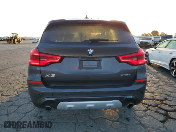 2018 BMW X3 xDrive30i with VIN 5UXTR9C54JLD68407, listed as a Copart auction lot 73364604 with 59,101 mi miles and Salvage Title. Bid and sale history available at carsss.com. Image 6.