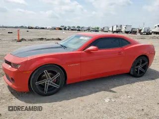 2015 Chevrolet Camaro LT z VIN 2G1FD1E32F9236955, wystawiony jako Copart lot #57690025 z przebiegiem 186 121 mil mil oraz Czysty tytuł • Clean title. Historia ofert i sprzedaży dostępna na DreamBid. Obrazek 1.