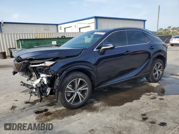 2023 Lexus RX 350h z VIN 2T2BBMCA3PC019829, wystawiony jako Copart lot #56878215 z przebiegiem 11 700 mil mil oraz Szkoda całkowita • Salvage title. Historia ofert i sprzedaży dostępna na DreamBid. Obrazek 1.
