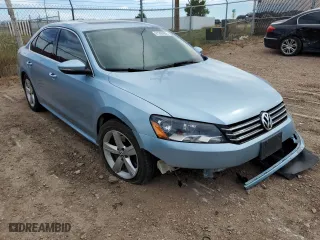 2012 Volkswagen Passat SE with VIN 1VWBH7A37CC057623, listed as a Copart auction lot 61260982 with 110,455 mi miles and Non Repairable. Bid and sale history available at carsss.com. Image 1.