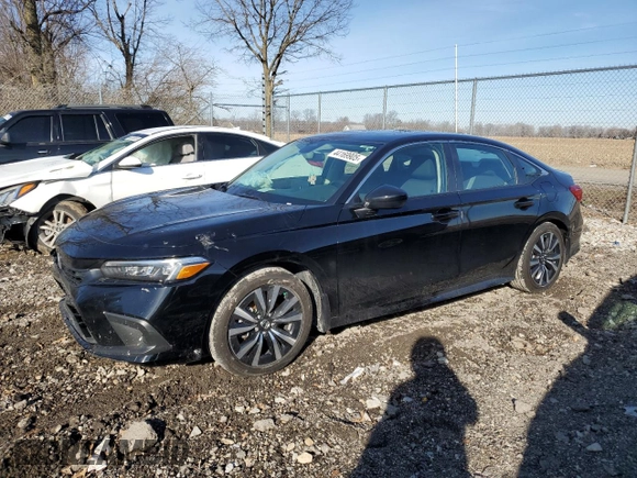 2024 Honda Civic Sedan EX with VIN 2HGFE1F71RH339253, listed as a Copart auction lot 44169905 with 26,750 mi miles and Salvage Title. Bid and sale history available at carsss.com. Image 1.