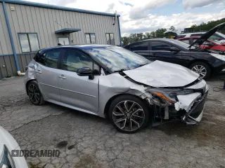 2021 Toyota Corolla Hatchback XSE with VIN JTNC4MBE7M3125871, listed as a Copart auction lot 66865354 with 91,573 mi miles and Salvage Title. Bid and sale history available at carsss.com. Image 4.