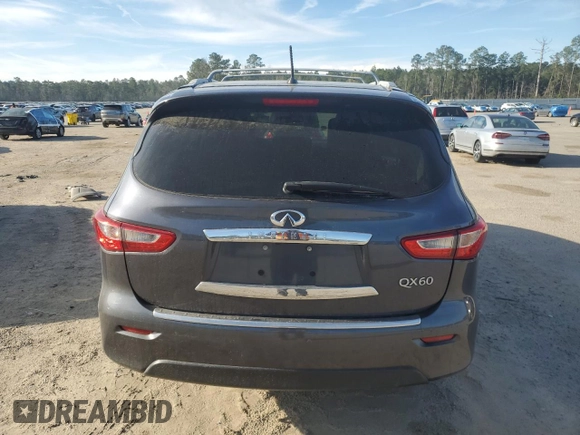 2014 Infiniti QX60 with VIN 5N1AL0MM9EC526329, listed as a Copart auction lot 47194075 with 153,174 mi miles and Salvage Title. Bid and sale history available at carsss.com. Image 6.