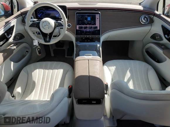 2022 Mercedes-Benz EQS with VIN W1KCG2DB7NA017658, listed as a Copart auction lot 65192394 with 11,863 mi miles and Salvage Title. Bid and sale history available at carsss.com. Image 8.